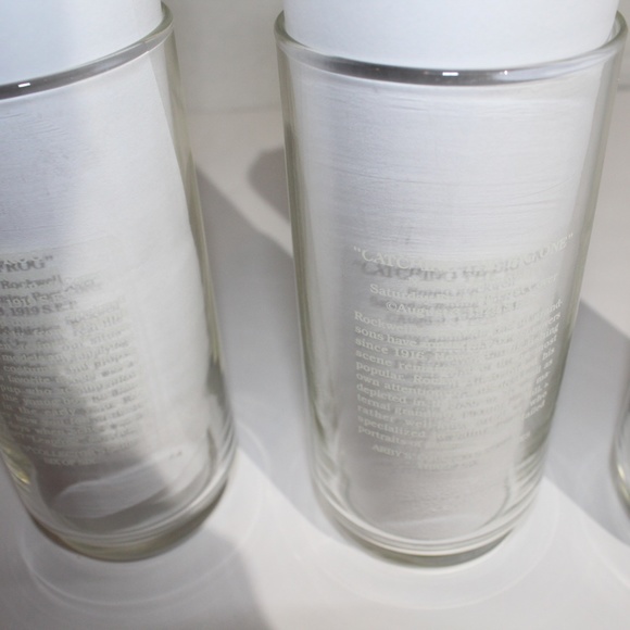 That Saturday Evening Post Set of 3 Glass ware - Picture 4 of 5